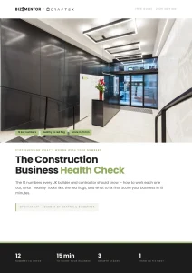 The Construction Business Health Check cover