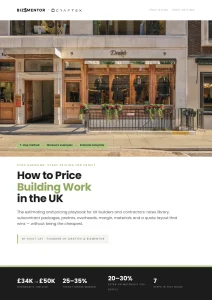 The Builder&rsquo;s Pricing Playbook cover