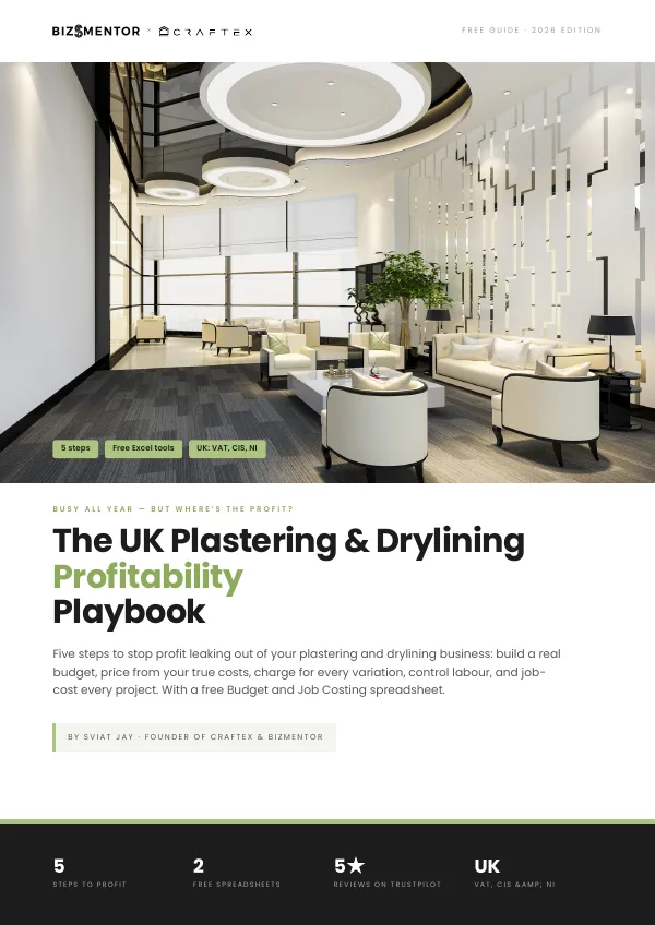 The UK Plastering & Drylining Profitability Playbook cover