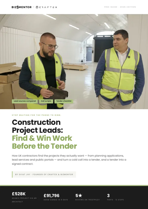 Construction Project Leads Guide guide cover
