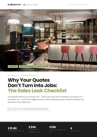 Cover of The Sales Leak Checklist