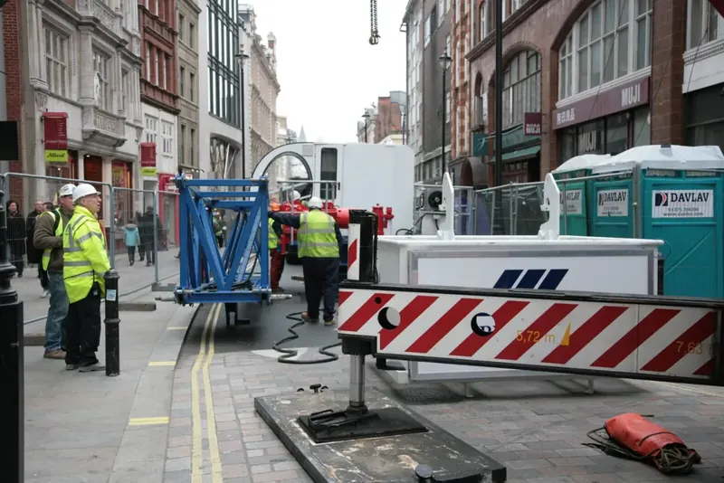 Craftex site operations on a London project