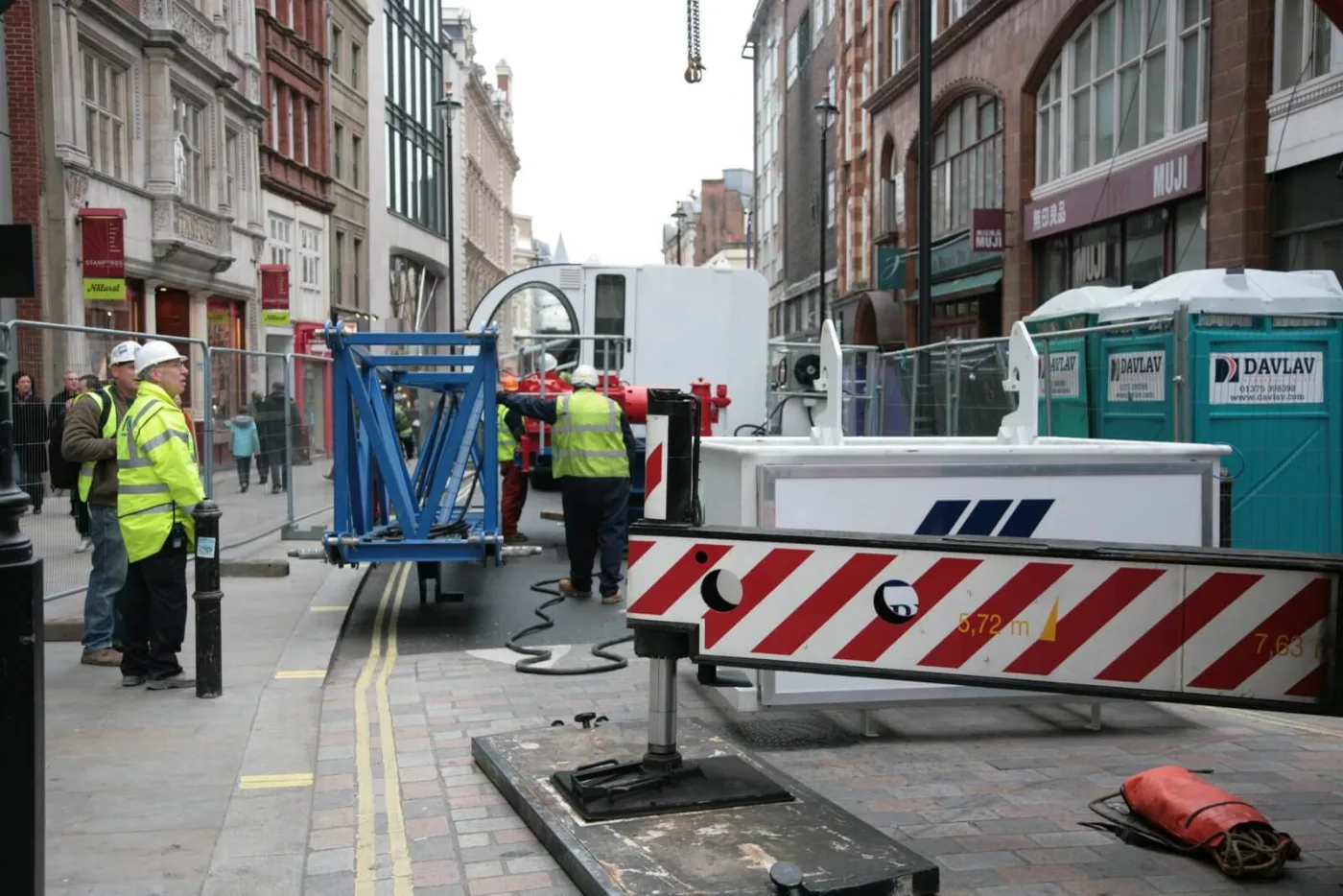 Craftex site operations on a London project