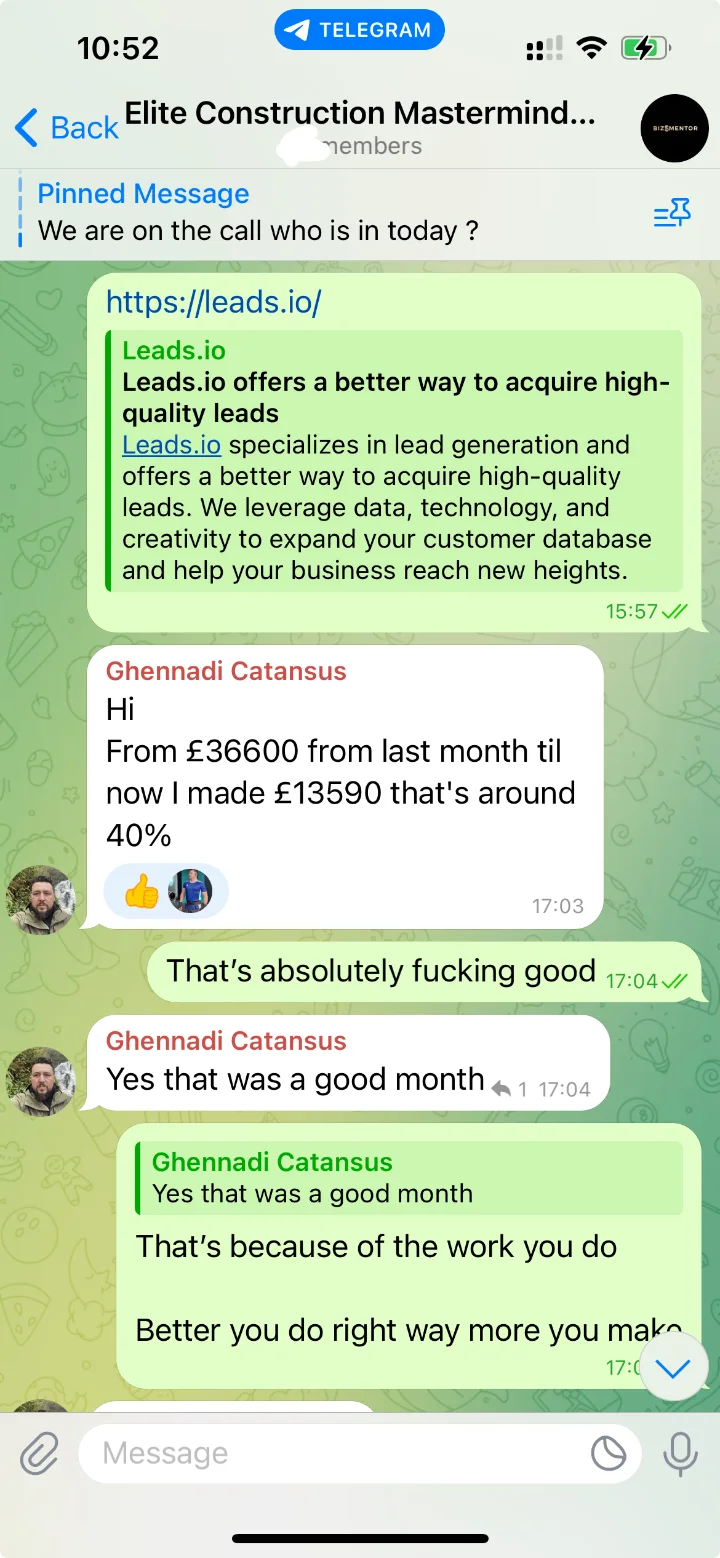 £13,590 profit in a month: Ghennadi, from £36.6K revenue in one month.