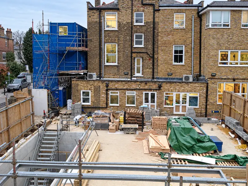Basement new-build site with ground slab
